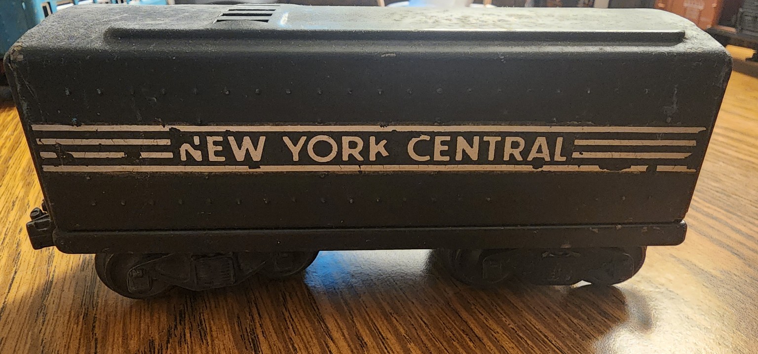 Lionel New York Central Coal Tender (Likely from 221, 224, 226, or 646 Locomotive)